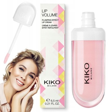 KIKO MILANO Lip Volume Krem do ust Błyszczyk Powiększający usta Tutu Rose