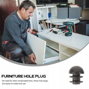 100 шт. Заглушки мебельные 13 мм.