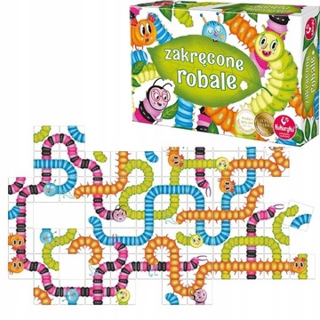 Planszowa Gra Logiczna ZAKRĘCONE ROBALE dla Rodzin