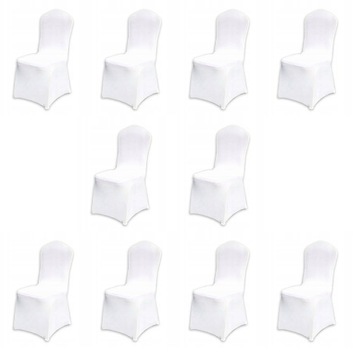 POKROWIEC NA KRZESŁO - ELASTYCZNY - PAKIET 10 SZT