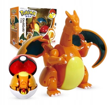 Pokeball Clip + Składana figurka Pokemon Charizard