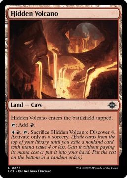MTG 4x Hidden Volcano