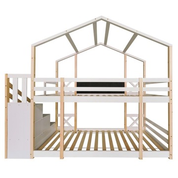 Кровать деревянная детская HOME 90x200см 2x каркаса