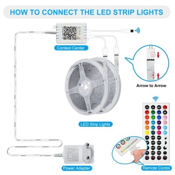 Светодиодная лента VIELLAN 30M RGB 5050 Bluetooth APLI