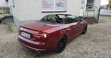 Audi A5 F5 Cabrio 2.0 TFSI 252KM 2018 Audi A5 Cabrio 2,0 benzyna 252 KM Quattro NAVI Full LED zarejestrowany 2.0, zdjęcie 23