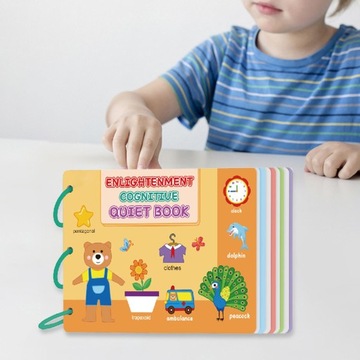 Тихая детская книга, познавательные игрушки для раннего обучения