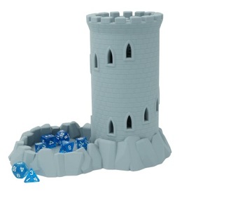 Замок в скалах, башня для игральных костей - Башня для игральных костей, светло-серая