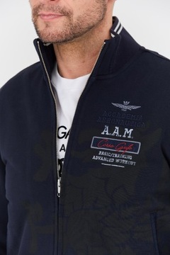 AERONAUTICA MILITARE Granatowa bluza Felpa XXL