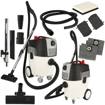 ODKURZACZ PRZEMYSŁOWY DEDRA z OTRZĄSACZEM DO GIPSU warsztatowy 1600W 30L