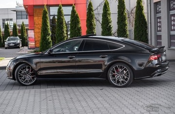 Audi A7 C7 A7 Sportback Facelifting 3.0 TDI competition 326KM 2016 Audi A7 3.0 BiTDI V6T 326KM 2016 Quattro Kamera Bose CzerwonePasy Alcantara, zdjęcie 10