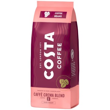 COSTA COFFEE Kawa ziarnista mieszana Caffe Crema Blend Dark Roast 500g