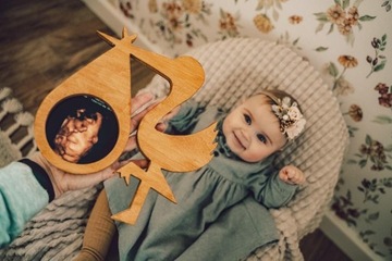 Рамка для фото с аистом, подарок на рождение ребенка, детский душ, 14 цветов