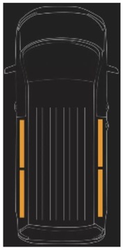 БОКОВОЙ ТЕПЛОЗАЩИТНЫЙ КОВРИК VW T5/T6 С 2003 ГОДА 4 шт.