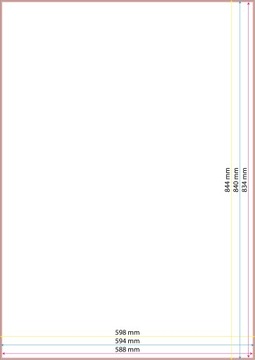 Одноподдежные плакаты A1 MOLK FLASH 130G - 400 штук