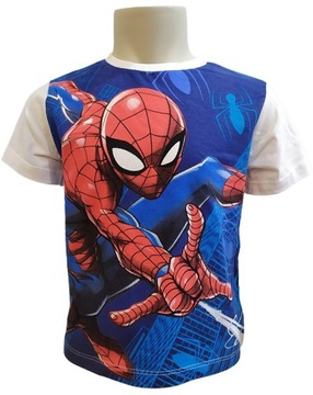 KOSZULKA SPIDERMAN T-SHIRT CHŁOPIĘCY MARVEL R128