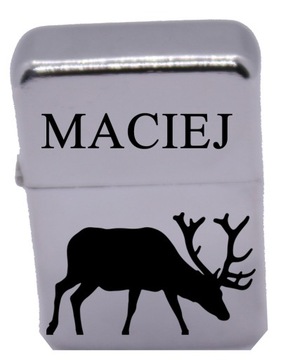 PREZENT ZAPALNICZKA ŁAPA WILKA MYŚLIWSKA GRAWER