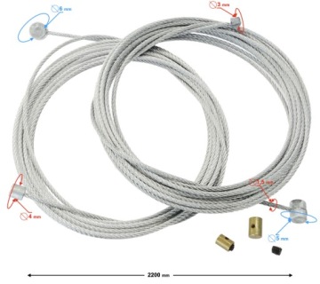 Ремонтный комплект троса газа Moretti