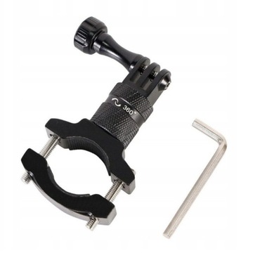 360° UCHWYT ROWEROWY NA KIEROWNICE MOTOR DO KAMERY DJI GOPRO ALUMINIOWY