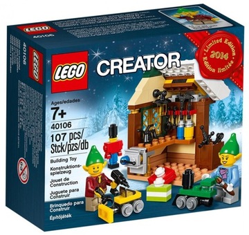 LEGO 40106 WARSZTAT ZABAWEK TOY WORKSHOP EXCLUSIVE ŚWIĘTA NOWE UNIKAT