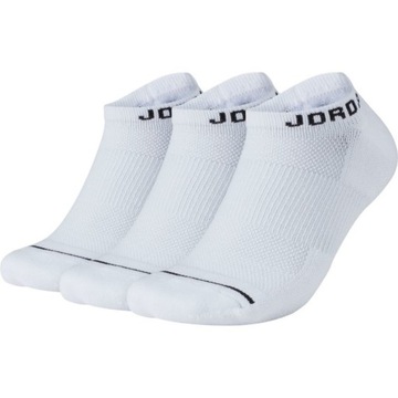 Skarpety stópki Air Jordan 3 Pack białe SX5546-100