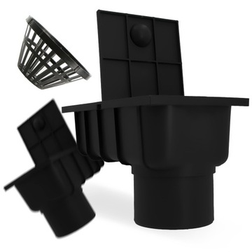 НИЖНИЙ ЖЕЛОБ Отстойник ЖЕЛОБА РУЧНОЙ ОЧИСТИТЕЛЬ ЖЕЛОБОВ ЧЕРНЫЙ 110 Корзина