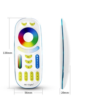 ДИСТАНЦИОННЫЙ + 4-зонный MILIGHT RGB RGBW RGB+CCT FUT092