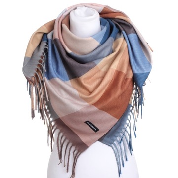 Chusta damska w kratę kratka szalik STYLISH CHECK