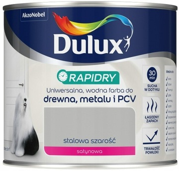 Rapidry do drewna metalu Stalowa Szarość 0,4L