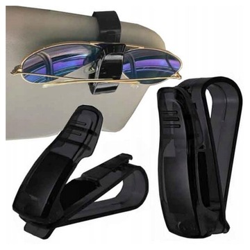 UCHWYT SAMOCHODOWY NA OKULARY PRZECIWSŁONECZNE KLIPS DO OKULARÓW AUTA