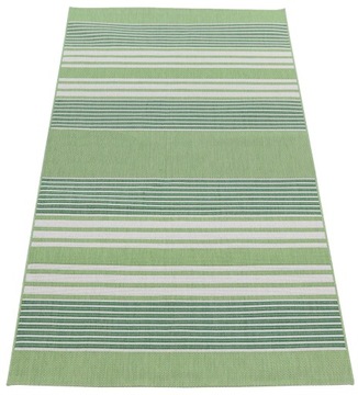 NOWOCZESNY DYWAN SZNURKOWY 120x170 PASY - ZIELEŃ