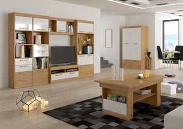 мебель EMAX 30 полка W2D2S дуб ремесленный/белый глянец