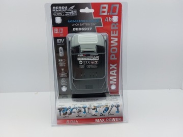 LI-ION аккумулятор 18В 8,0Ач DED6937 SAS+ALL Dedra