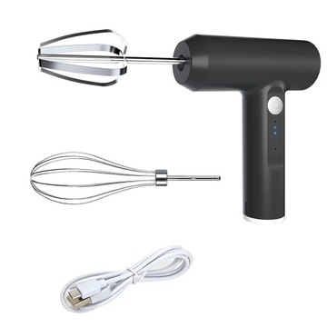 ЭЛЕКТРИЧЕСКИЙ РУЧНОЙ МИКСЕР БЕСПРОВОДНОЙ ПОРТАТИВНЫЙ 3 УРОВНЯ СКОРОСТИ USB