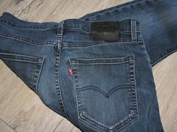 LEVIS premium spodnie jeansowe rurki rozm 32/32