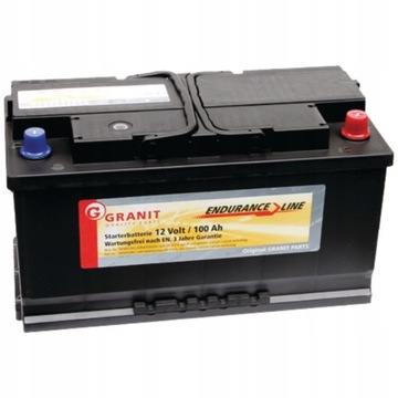 Akumulator niemiecki 12V 100Ah 353x175x190mm ENDURANCE LINE