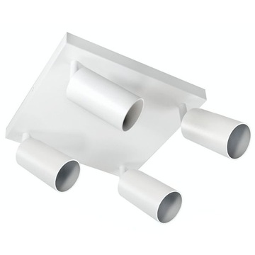 Lampa sufitowa SPOT 4xGU10 ruchoma FAR4K biała