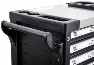 VERKE МАСТЕРСКАЯ ИНСТРУМЕНТАЛЬНЫЙ ШКАФ + НАБОР ИНСТРУМЕНТОВ 298 шт. + СВЕТОДИОДНАЯ ЛАМПА