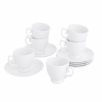 MARIAPAULA BIAŁA ZESTAW DO ESPRESSO 100ML NA 6OSÓB