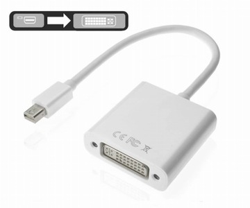 ADAPTER miniDisplayPort do DVI mini DP DVI VIDEO