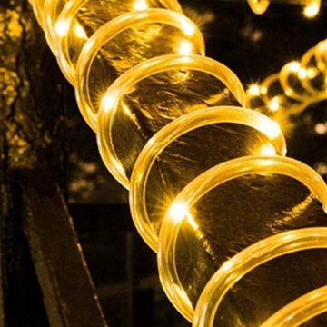 ЛАМПЫ ПРОВОДНЫЕ ШЛАНГ ТРУБКА 100LED 12M СОЛНЕЧНЫЙ ТЕПЛЫЙ