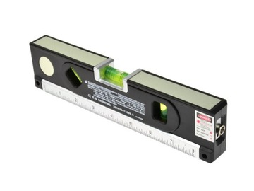 Poziomica laserowa podświetlana z miarą 1,5m