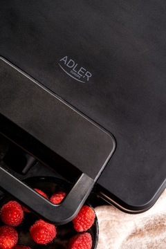 МОЩНАЯ Вафельница Adler AD3049 ЧЕРНАЯ 1800 Вт