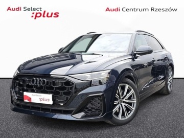 Audi Q8 SUV 3.0 55 TFSI 340KM 2024 Audi Q8 pneumatyka, head up, hak, aktywny tempomat, 3.0 Benzyna 340KM