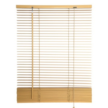 ДЕРЕВЯННЫЕ жалюзи 25мм Натуральные 50х140см
