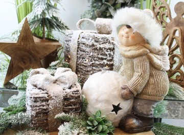 Серебряное светодиодное украшение для елки DEcodomi