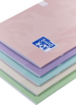 Блокнот Oxford Touch Pastel А5 16к Клетчатые пастельные тона x5