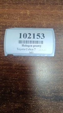 TOYOTA CELICA VII HALOGEN PRAVÝ