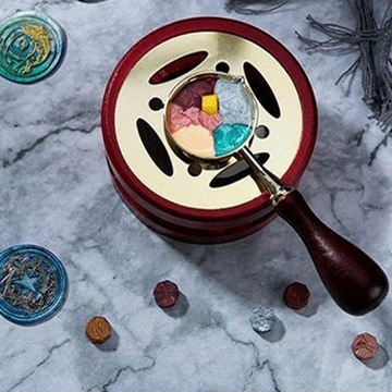 Восковая ложка для поздравительной открытки с сургучной печатью, бусины для сургучной печати, стиль 3