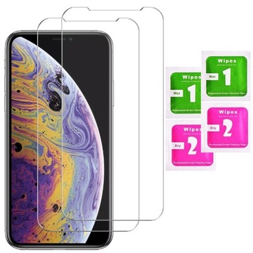 2x SZKŁO HARTOWANE do APPLE IPHONE X/XS SZYBKA 9H