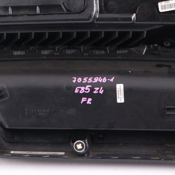 BMW Z4 E85 Дверная панель передняя правая кожа черная 7055946